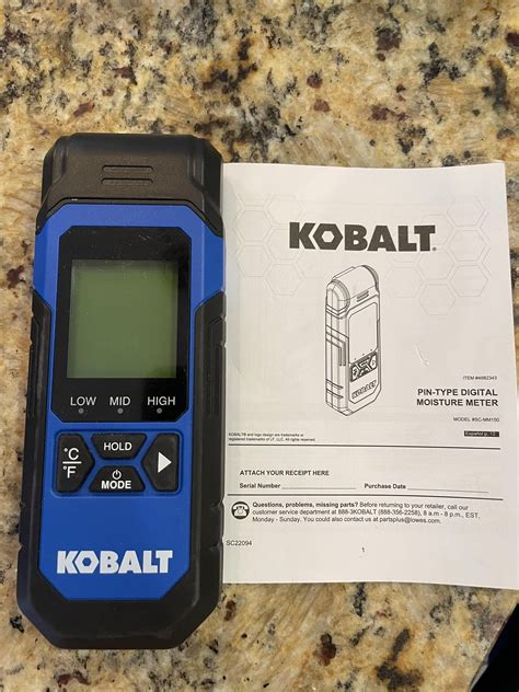 custom kobalt moisture meter|kobalt digital monitor instructions.